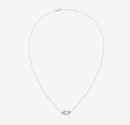[⭐⭐JeweliWhal]FORCE 10 DIAMOND SILVER NECKLACE MINI MODEL