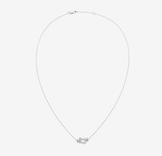[⭐⭐JeweliWhal]FORCE 10 DIAMOND SILVER NECKLACE MINI MODEL