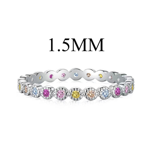 [Manual]Radiant Sparkling Round Cut Daily Ring