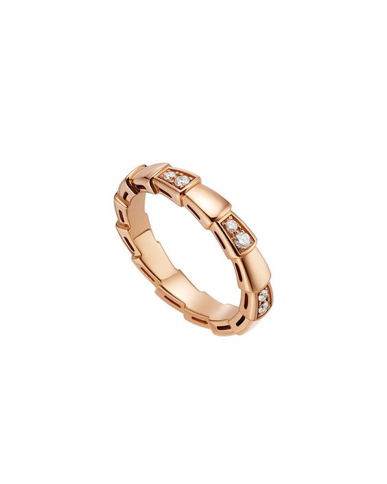 [⭐⭐JeweliWhal]SERPENTI RING PINK GOLD  3MM