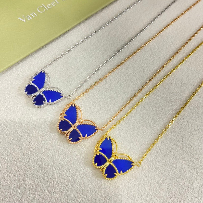 [⭐⭐JeweliWhal]  2026 NEW LUCKY BUTTERFLY 1 MOTIFS NECKLACE