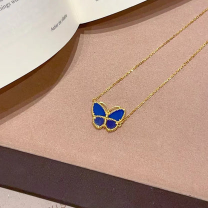 [⭐⭐JeweliWhal]  2026 NEW LUCKY BUTTERFLY 1 MOTIFS NECKLACE