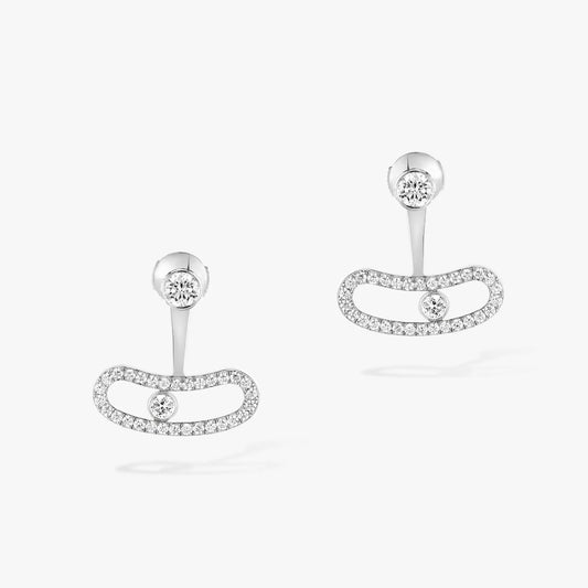 [⭐⭐JeweliWhal]MOVE UNO SILVER DIAMOND EARRINGS