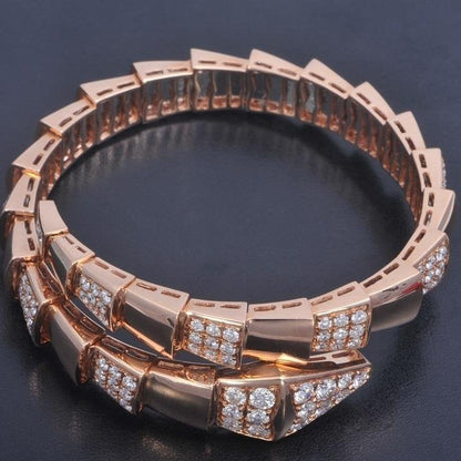 [⭐⭐JeweliWhal]SERPENTI BRACELET PINK GOLD DIAMOND