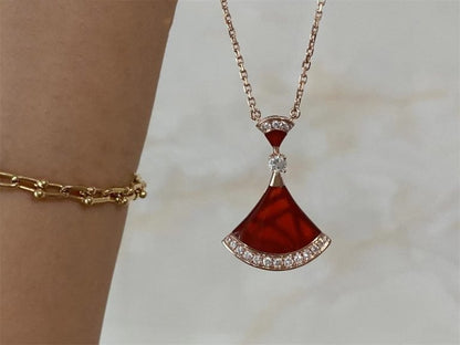 [⭐⭐JeweliWhal]DREAM NECKLACE CARNELIAN DIAMOND