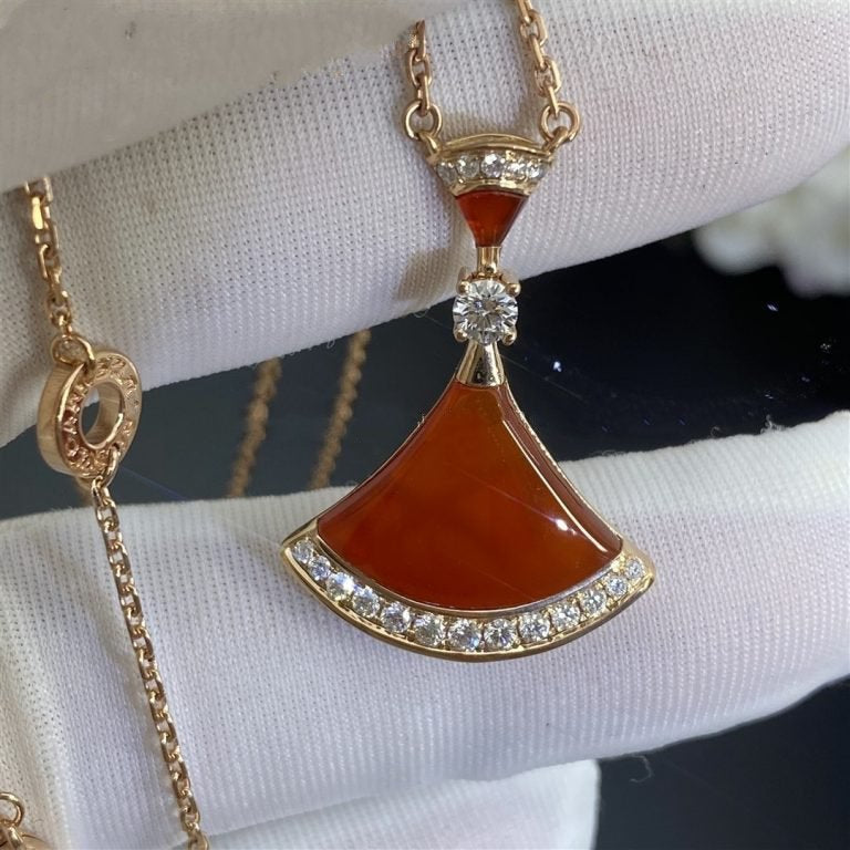 [⭐⭐JeweliWhal]DREAM NECKLACE CARNELIAN DIAMOND