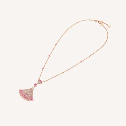 [⭐⭐JeweliWhal]DREAM NECKLACK DIAMOND PINK GOLD
