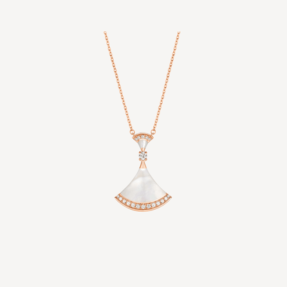 [⭐⭐JeweliWhal]DREAM NECKLACE MOP PINK GOLD DIAMOND