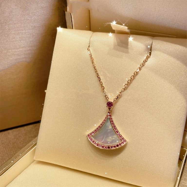 [⭐⭐JeweliWhal]DREAM NECKLACE MOP DIAMOND PINK