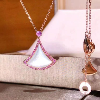 [⭐⭐JeweliWhal]DREAM NECKLACE MOP DIAMOND PINK