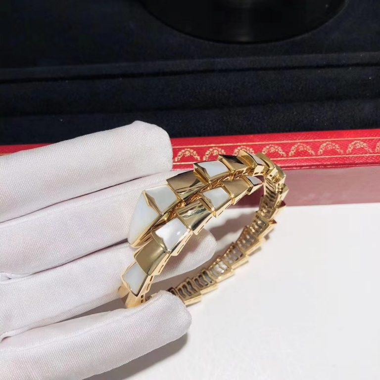 [⭐⭐JeweliWhal]SERPENTI BRACELET MOP GOLD