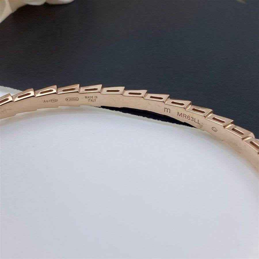 [⭐⭐JeweliWhal]SERPENTI BRACELET PINK GOLD MOP DIAMOND