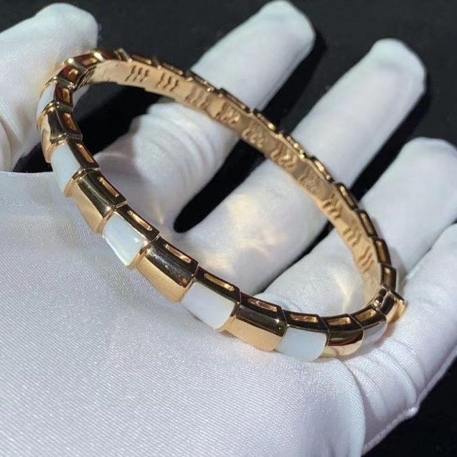 [⭐⭐JeweliWhal]SERPENTI ブレスレット ピンクゴールド マザーオブパール