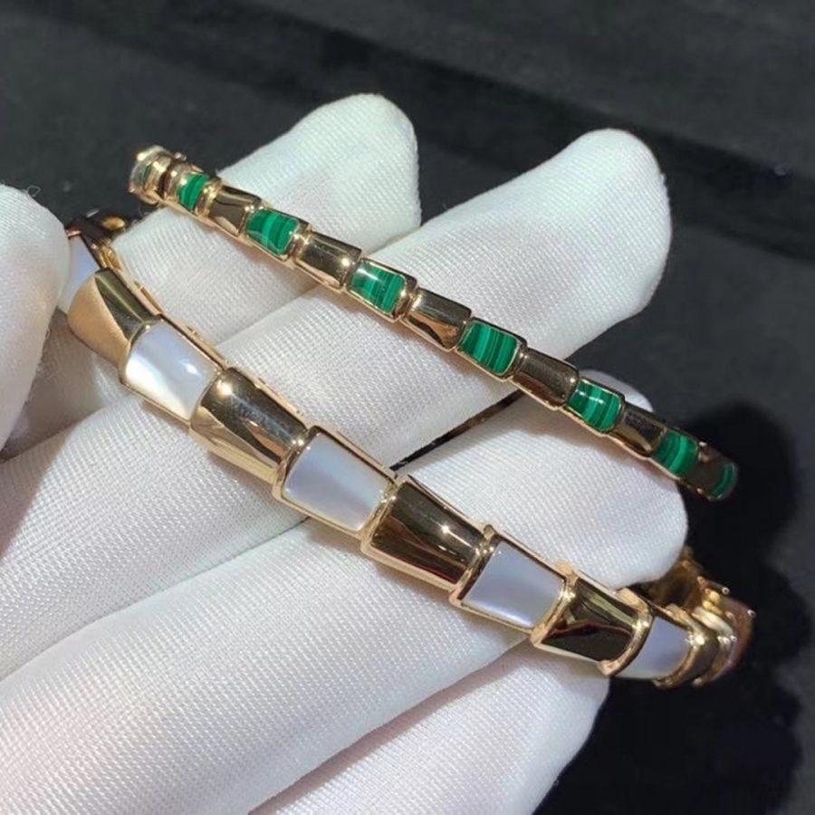 [⭐⭐JeweliWhal]SERPENTI ブレスレット ピンクゴールド マザーオブパール