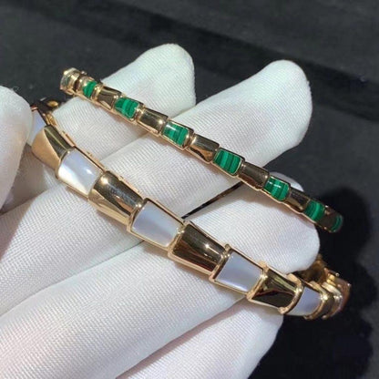 [⭐⭐JeweliWhal]SERPENTI ブレスレット ピンクゴールド マザーオブパール