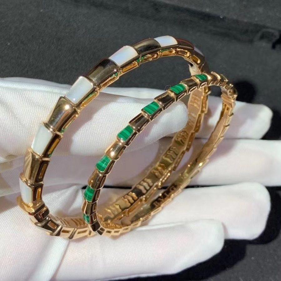 [⭐⭐JeweliWhal]SERPENTI ブレスレット ピンクゴールド マザーオブパール