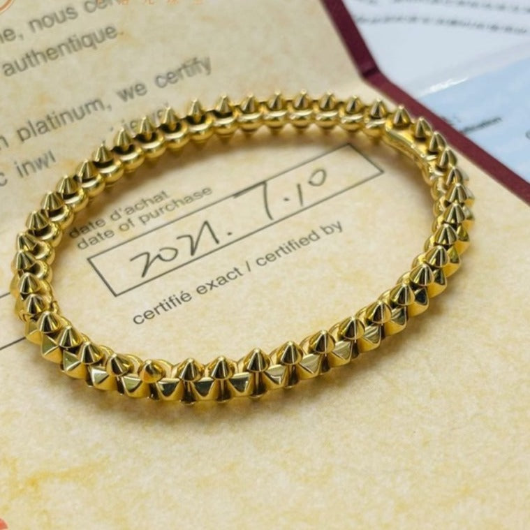 [⭐⭐JeweliWhal]CLASH GOLD BRACELET