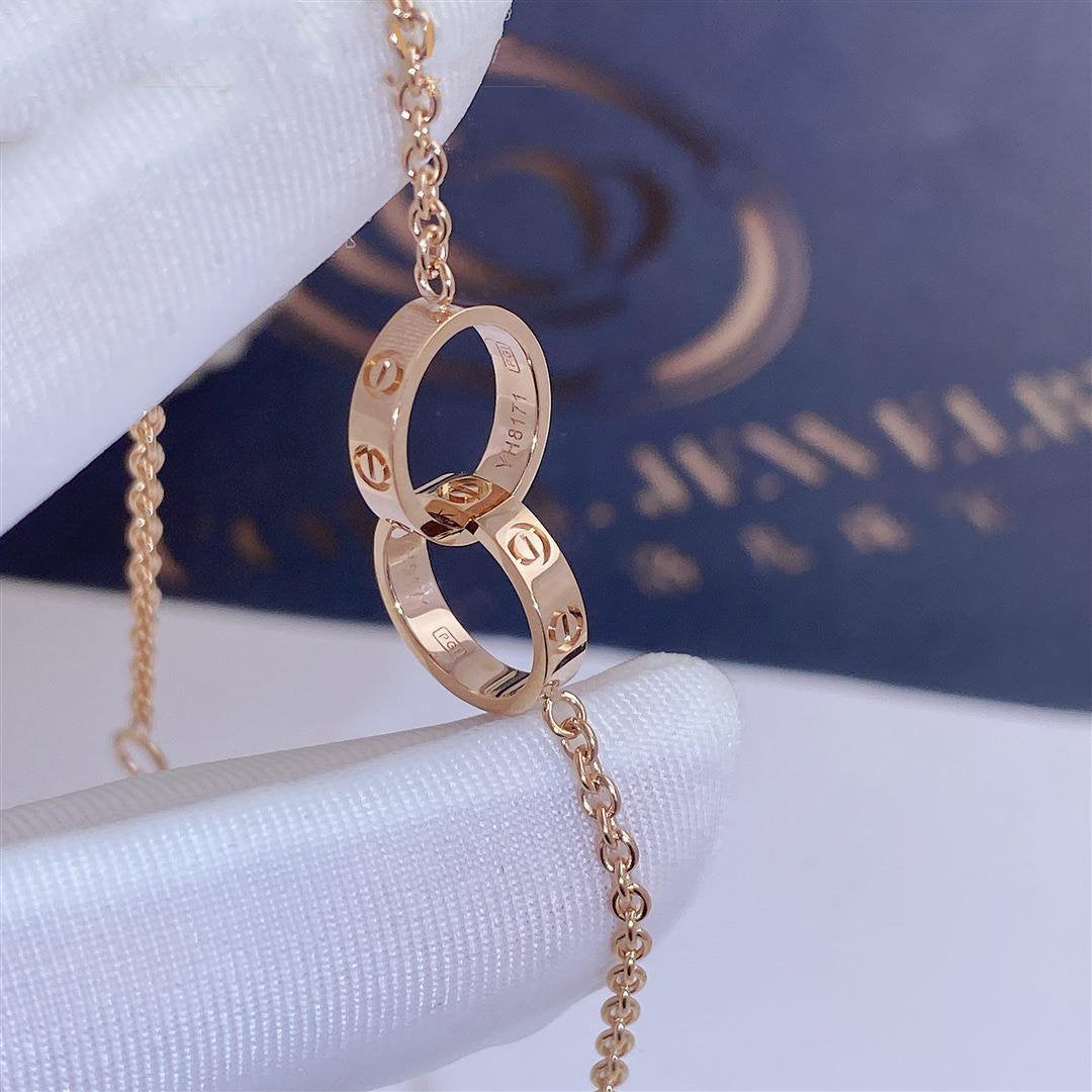 [⭐⭐JeweliWhal]LOVE BRACELET DOUBLE RING