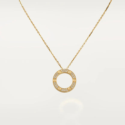 [⭐⭐JeweliWhal]LOVE NECKLACE ADJUSTABLE ROSE GOLD