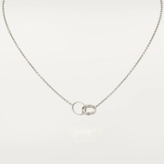 [⭐⭐JeweliWhal]LOVE NECKLACE PINK GOLD AND SILVER