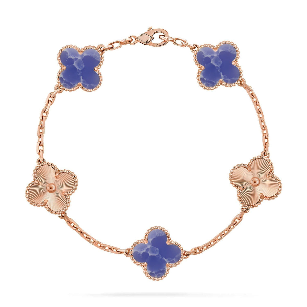 [⭐⭐JeweliWhal]CLOVER 5 MOTIF BLUE VEINS BRACELET COLLECTION