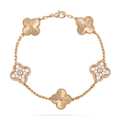 [⭐⭐JeweliWhal] CLOVER 5 MOTIF LASER BRACELET COLLECTION