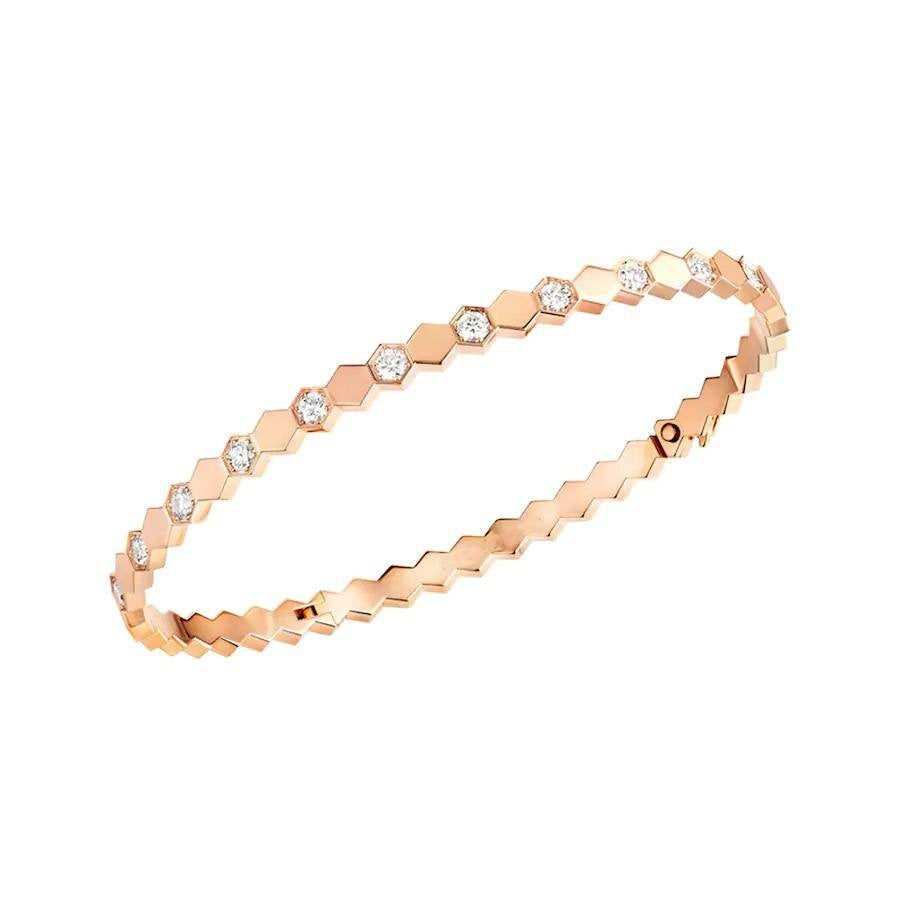 [⭐⭐JeweliWhal]BEE LOVE PINK GOLD DIAMOND BRACELET