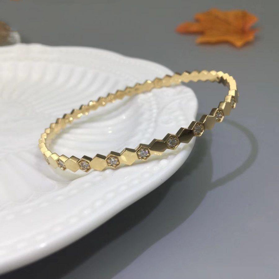 [⭐⭐JeweliWhal]BEE LOVE GOLD DIAMOND BRACELET