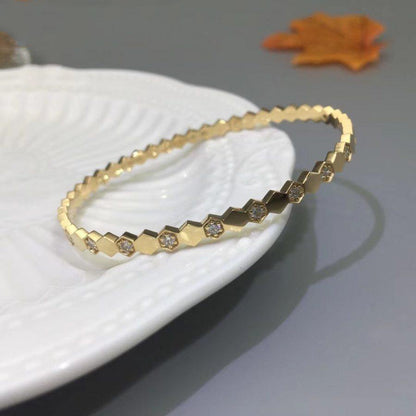 [⭐⭐JeweliWhal]BEE LOVE GOLD DIAMOND BRACELET