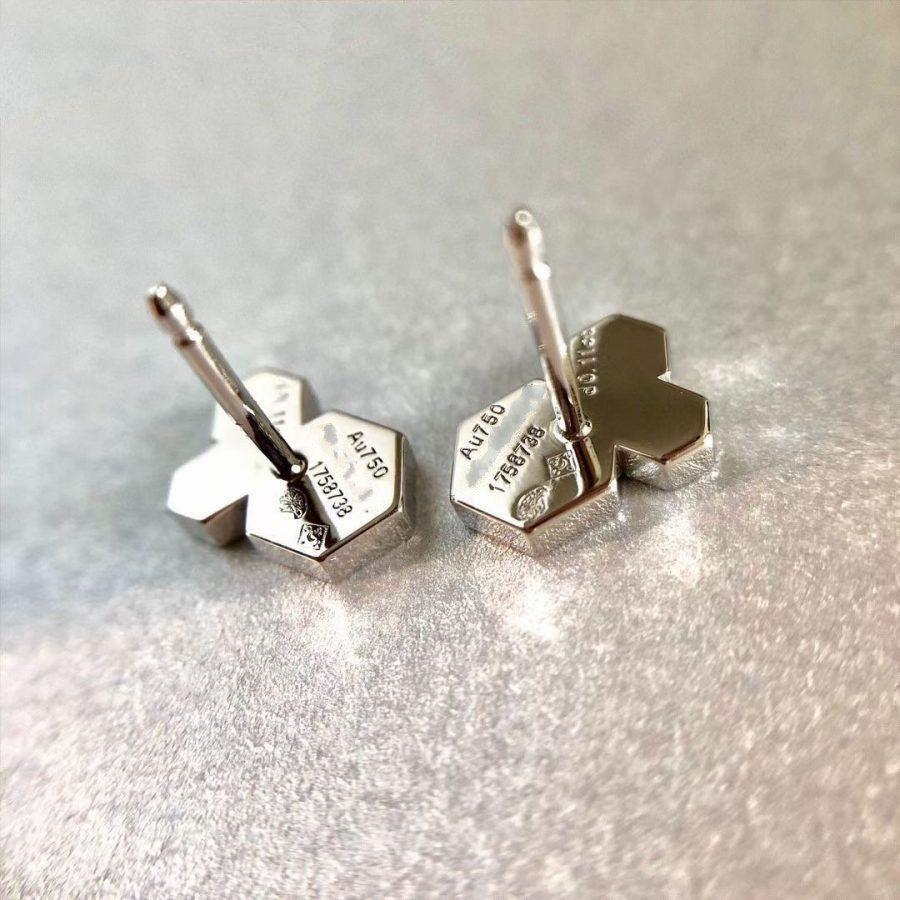 [⭐⭐JeweliWhal]BEE LOVE SILVER DIAMOND EARRINGS