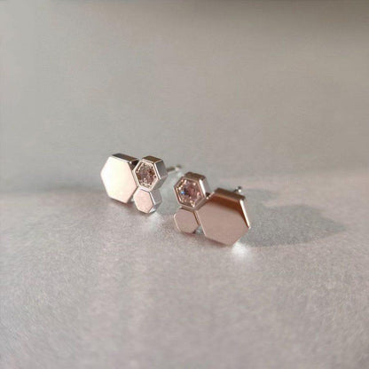 [⭐⭐JeweliWhal]BEE LOVE SILVER DIAMOND EARRINGS