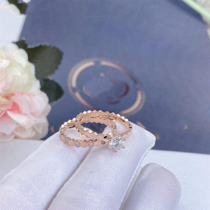 [⭐⭐JeweliWhal]BEE LOVE RING PINK GOLD 1 DIAMOND