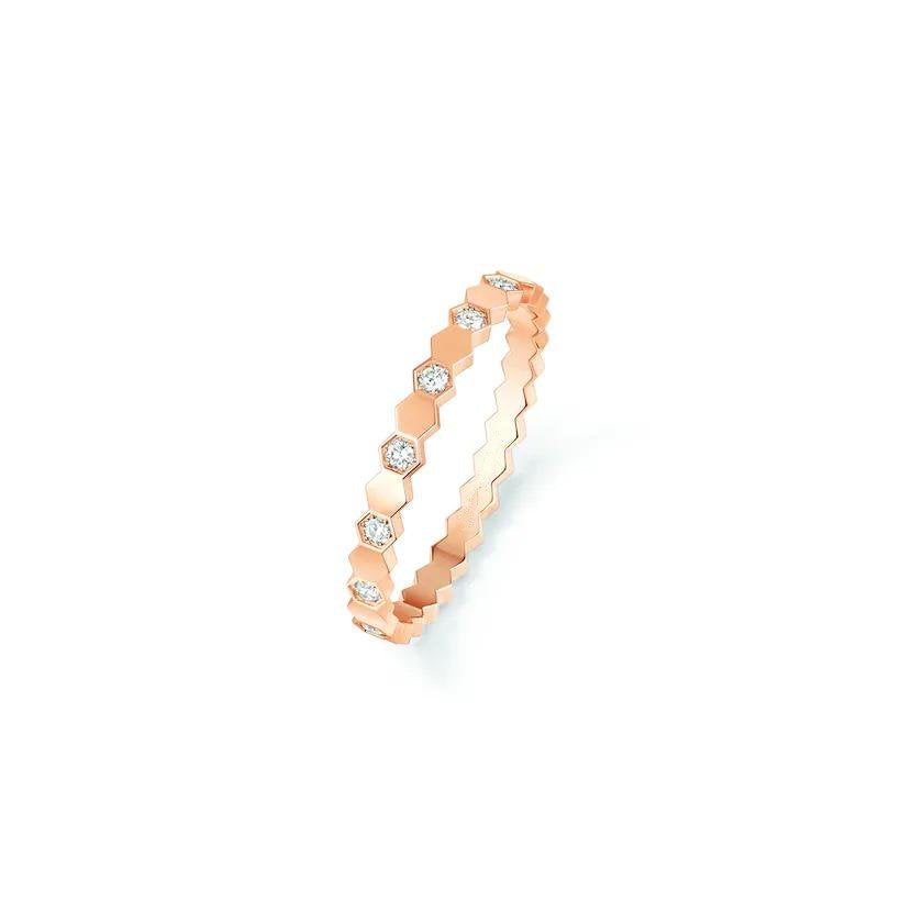 [⭐⭐JeweliWhal]BEE LOVE RING PINK GOLD DIAMOND