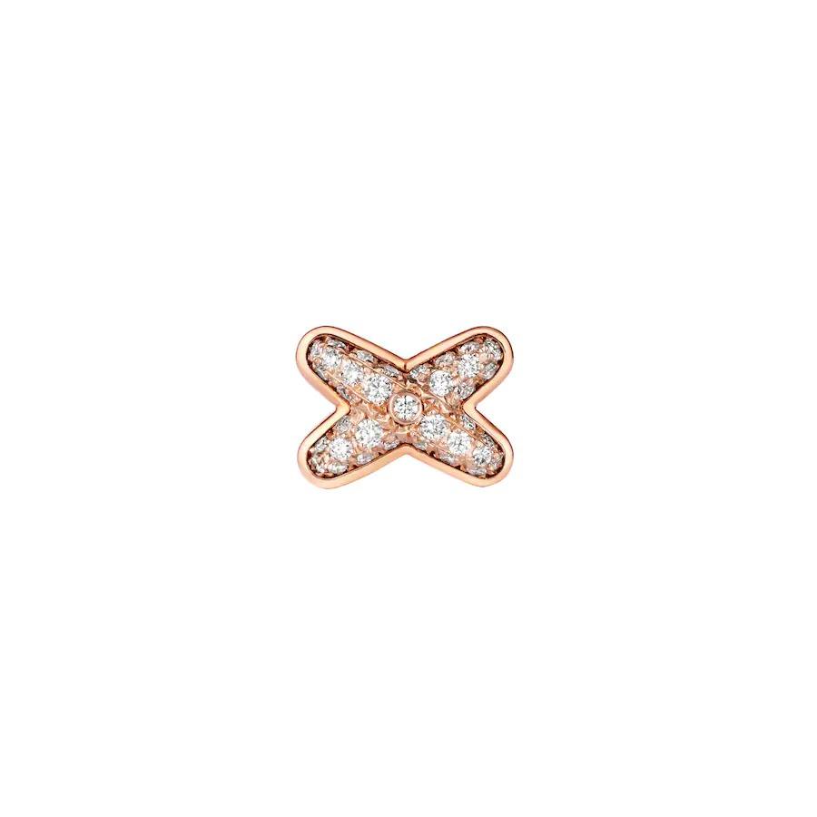 [⭐⭐JeweliWhal]JEUX DE PINK GOLD DIAMOND EARRINGS