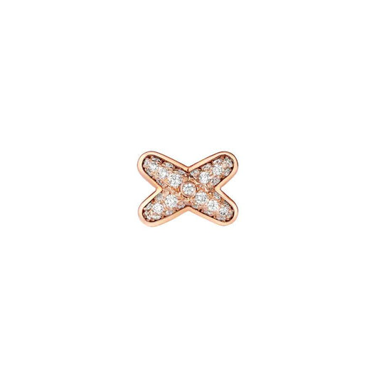 [⭐⭐JeweliWhal]JEUX DE PINK GOLD DIAMOND EARRINGS