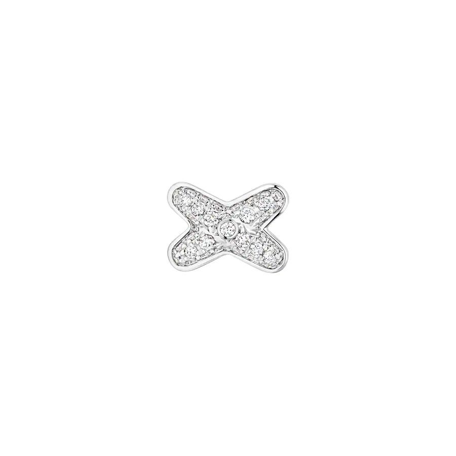 [⭐⭐JeweliWhal]JEUX DE SILVER DIAMOND EARRINGS