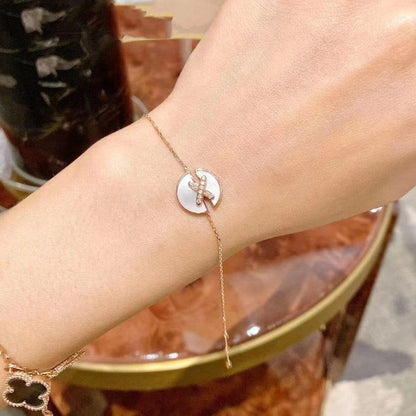 [⭐⭐JeweliWhal]JEUX DE BRACELET MOP PINK GOLD DIAMONDS