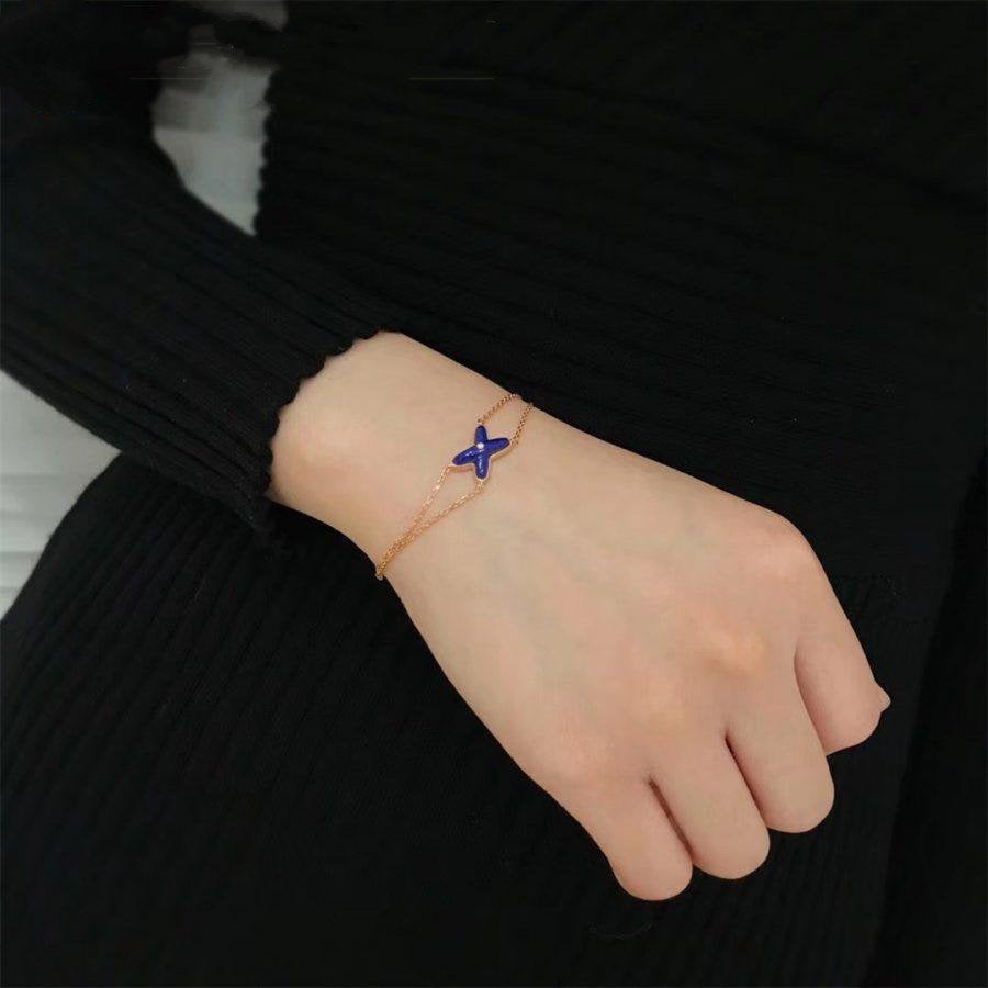 [⭐⭐JeweliWhal]Hollow Design Four-Leaf Clover Flower Shape Ring