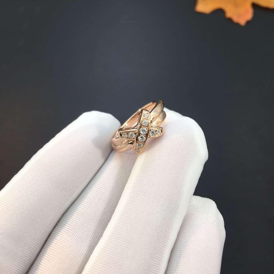 [⭐⭐JeweliWhal]JEUX DE PINK GOLD DIAMOND RING
