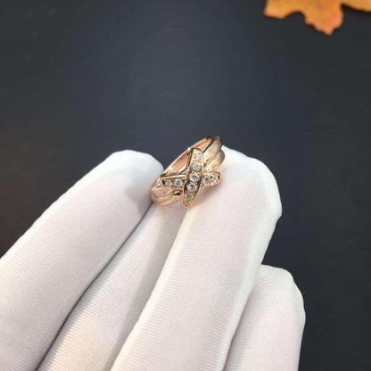 [⭐⭐JeweliWhal]JEUX DE PINK GOLD DIAMOND RING