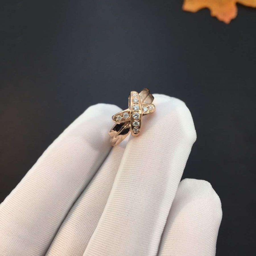 [⭐⭐JeweliWhal]JEUX DE PINK GOLD DIAMOND RING