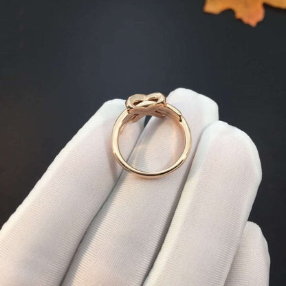 [⭐⭐JeweliWhal]JEUX DE PINK GOLD DIAMOND RING