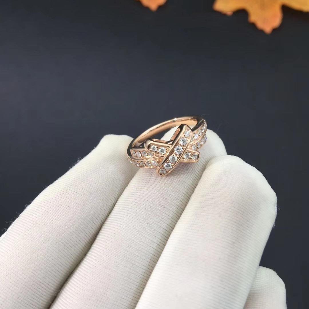 [⭐⭐JeweliWhal]JEUX DE RING PINK GOLD DIAMOND