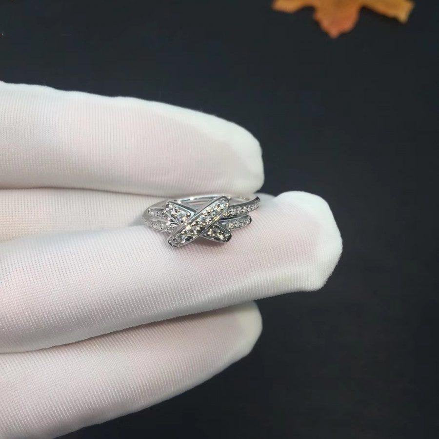 [⭐⭐JeweliWhal]JEUX DE SILVER DIAMOND RING