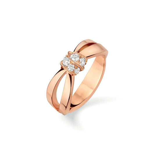 [⭐⭐JeweliWhal]LIENS RING PINK GOLD DIAMOND