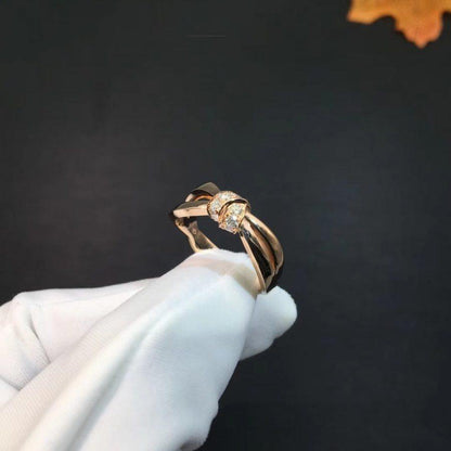[⭐⭐JeweliWhal]LIENS RING PINK GOLD DIAMOND
