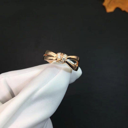 [⭐⭐JeweliWhal]LIENS RING PINK GOLD DIAMOND
