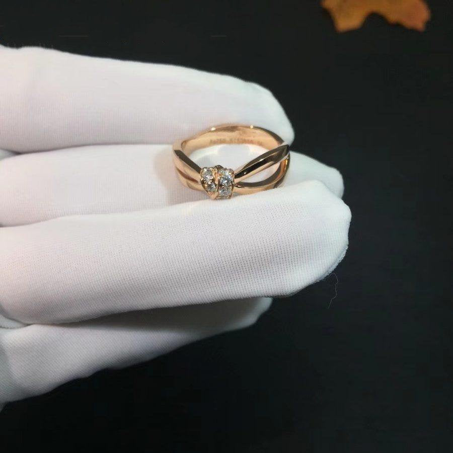[⭐⭐JeweliWhal]LIENS RING PINK GOLD DIAMOND