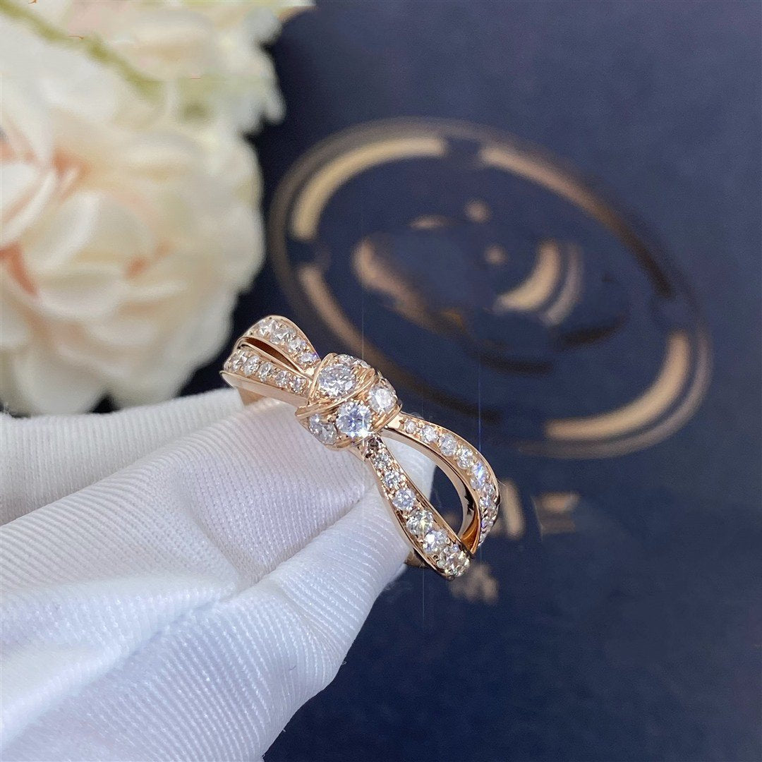 [⭐⭐JeweliWhal]LIENS PINK GOLD DIAMOND RING