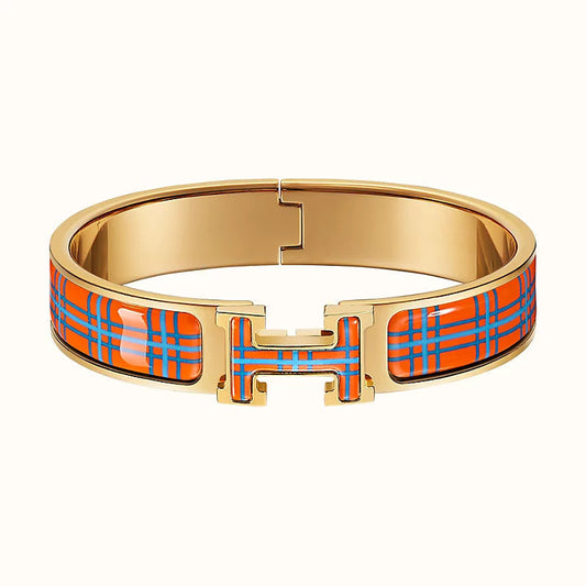 [⭐⭐JeweliWhal]H TARTAN BRACELET 12MM